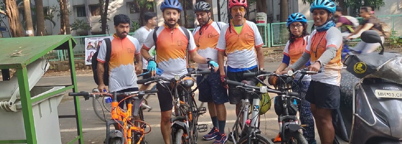 ABBF's Mumbai Tandem Cycling Chapter - Chembur To IIT Powai ride