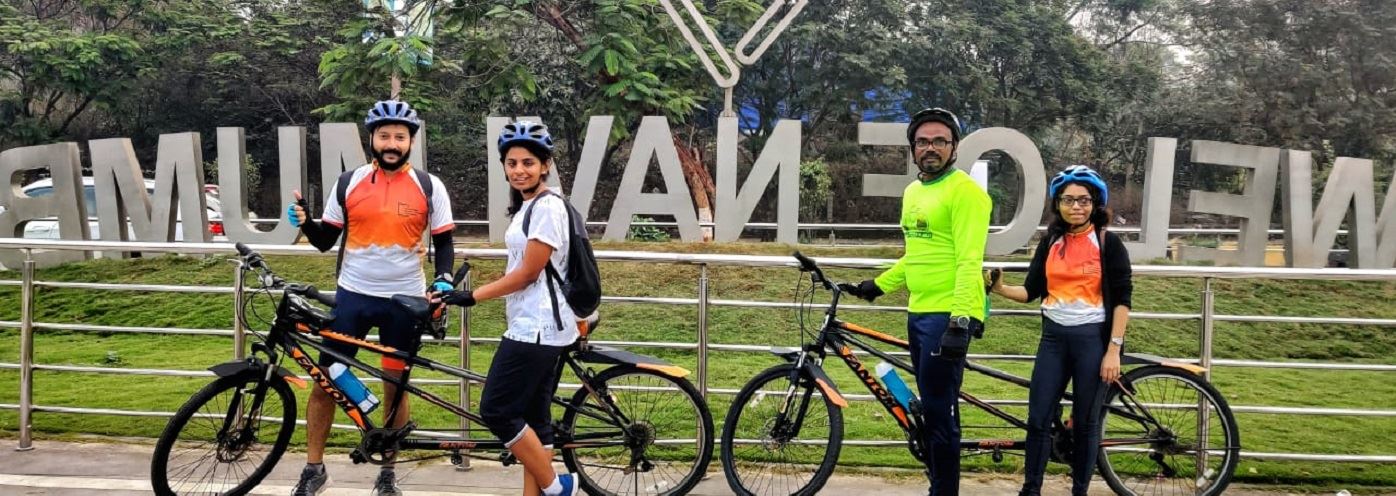 ABBF's Mumbai Tandem Cycling Chapter - Chembur To Palm Beach Road ride - Christmas Day
