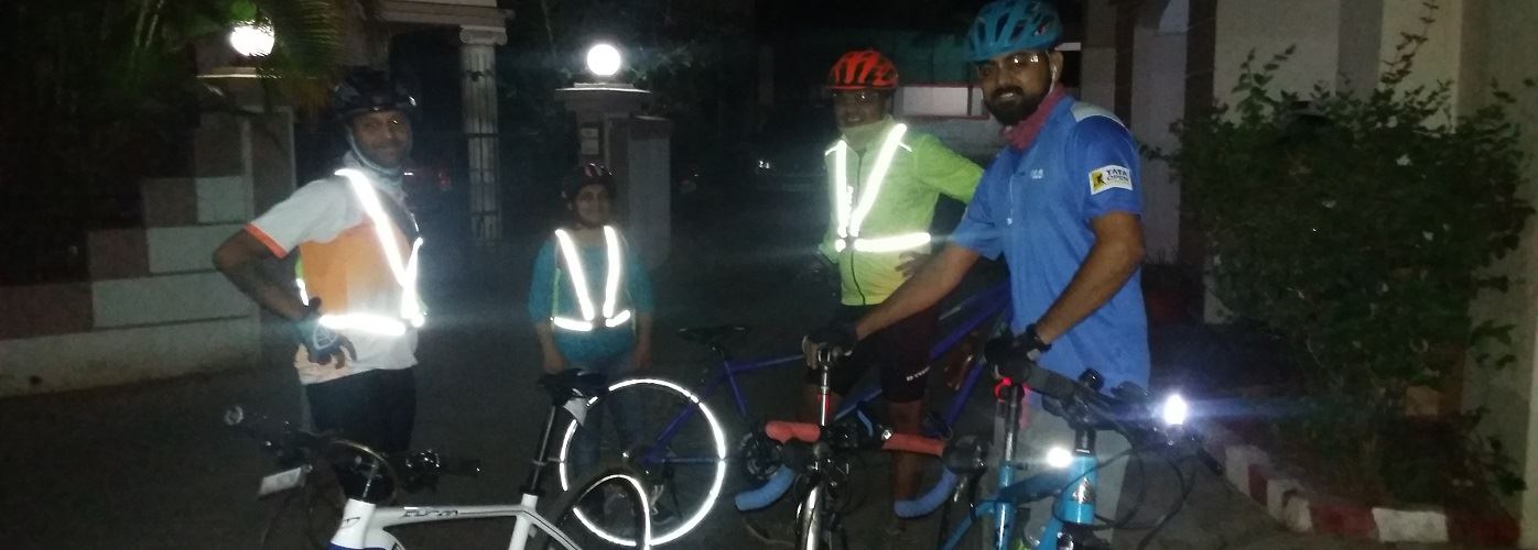 ABBF's Pune Tandem Cycling - Practise Ride-Panchavati to Ravet (Night Ride) II