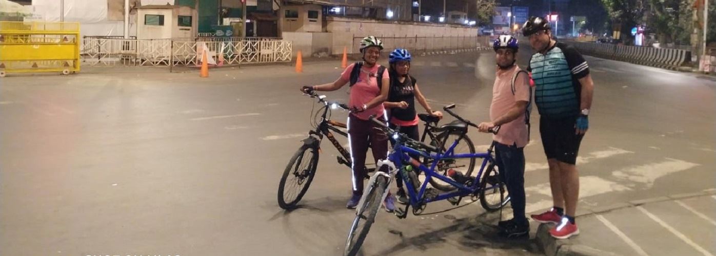 ABBF's Mumbai Tandem Cycling - Chembur to Colaba and back