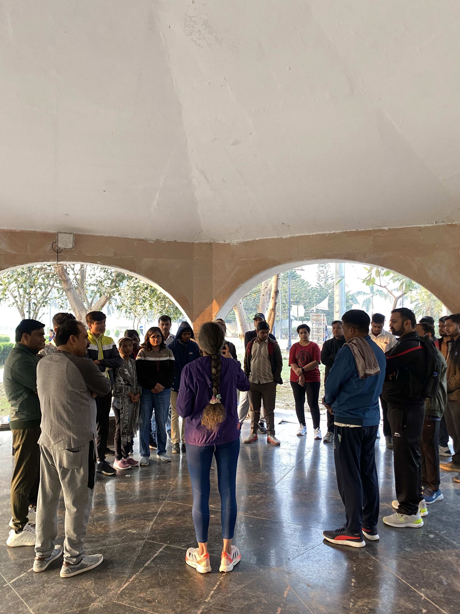 Photo from 2025 February 22 SAMATA inclusive tandem cycling (Lucknow)