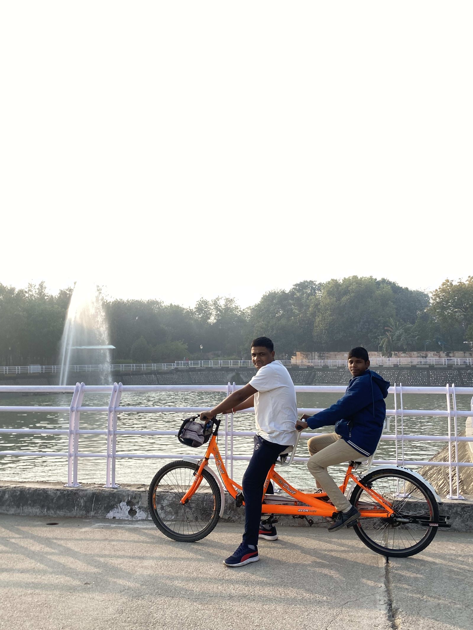 Photo from 2025 February 22 SAMATA inclusive tandem cycling (Lucknow)