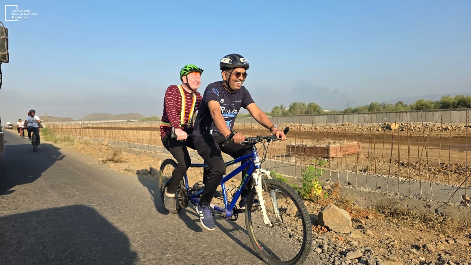 Photo from 2025 March 22 Inclusive tandem cycling with Owens Corning