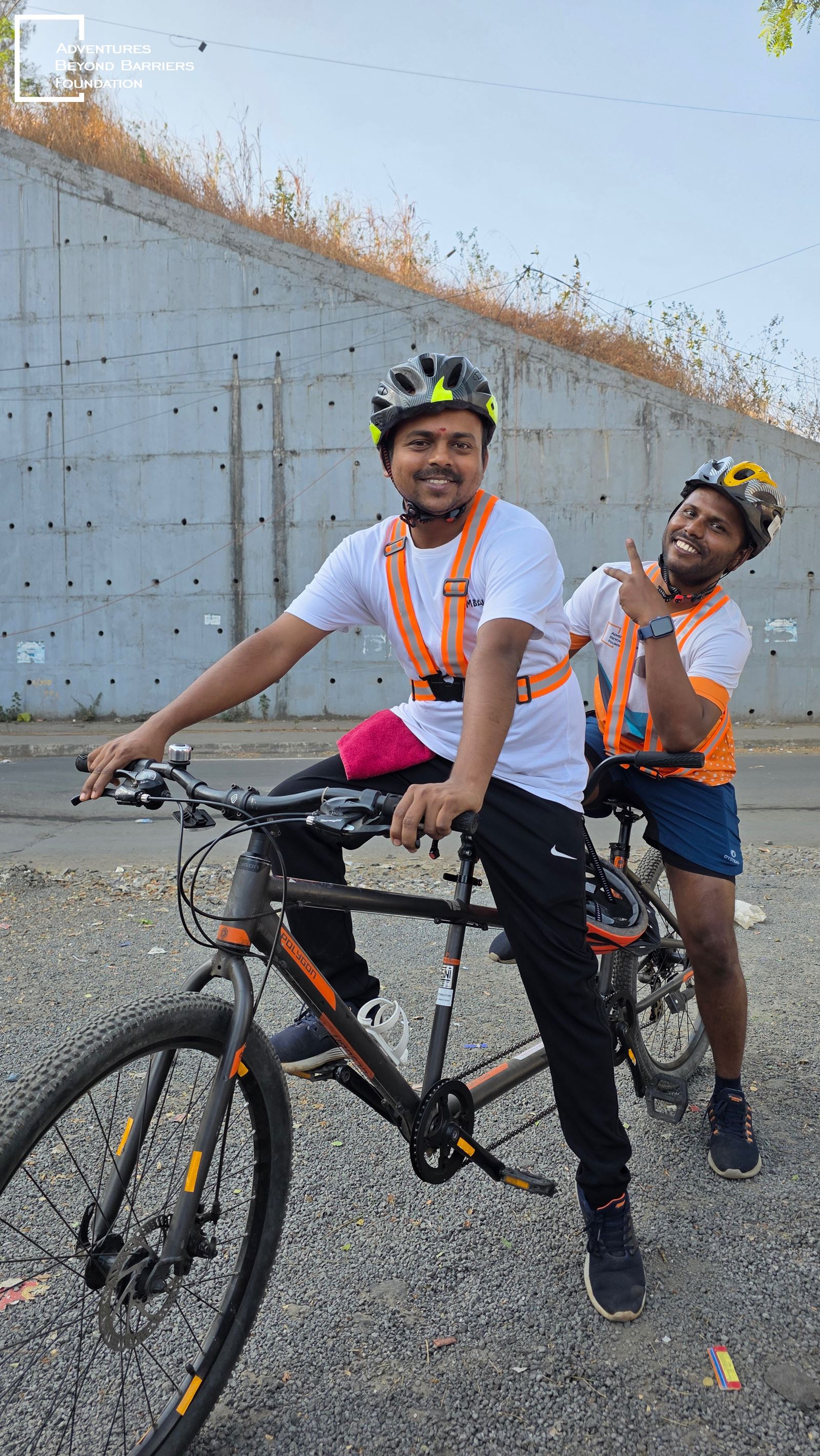 Photo from 2025 March 22 Inclusive tandem cycling with Owens Corning