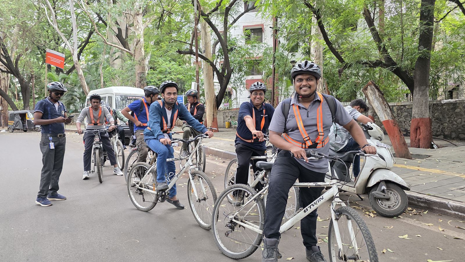 Photo from 2025 June 27 SAMATA sustainability trek & cycling