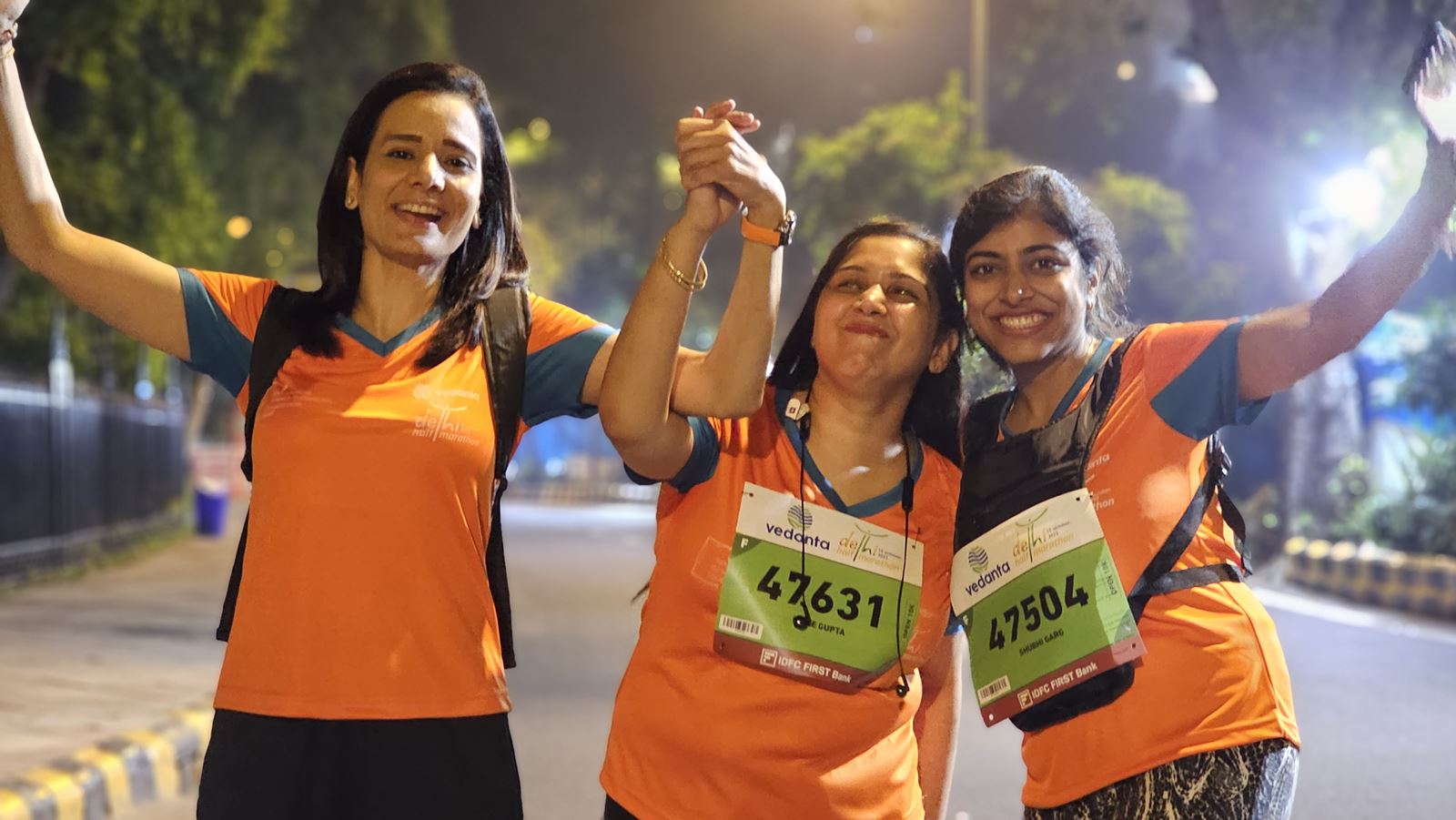 Run side by side at Vedanta Delhi half Marathon 2025