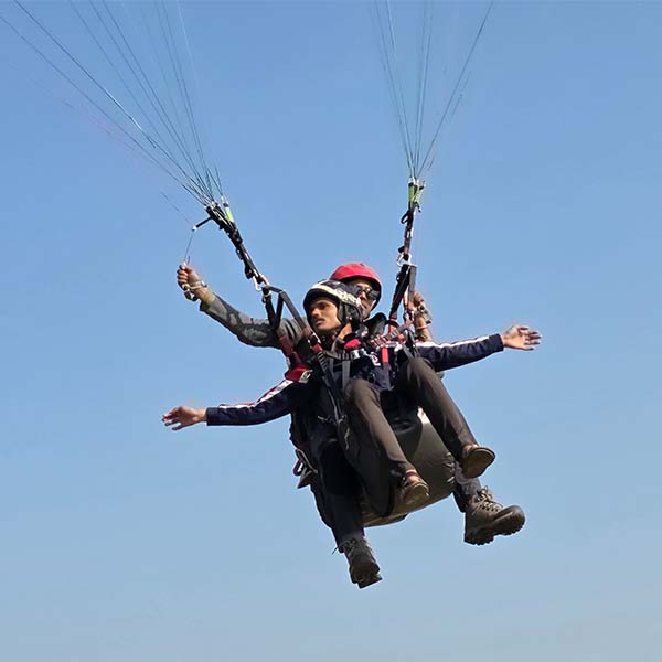 Paragliding and Camping