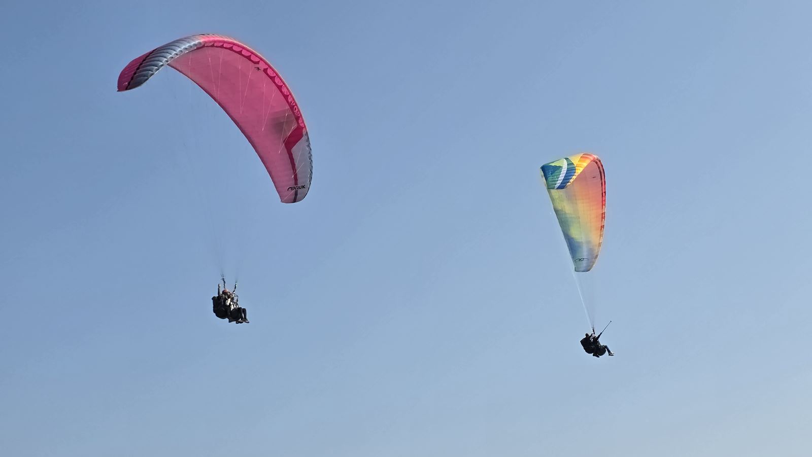 Paragliding and Camping