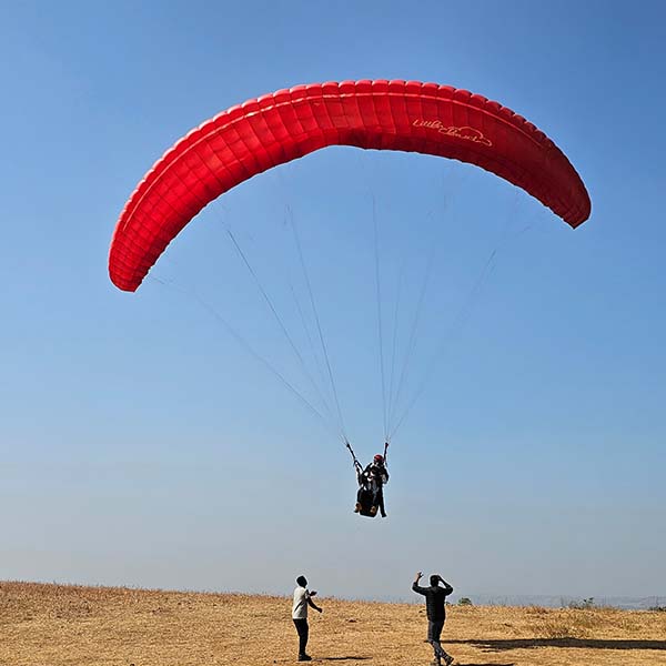Paragliding and Camping