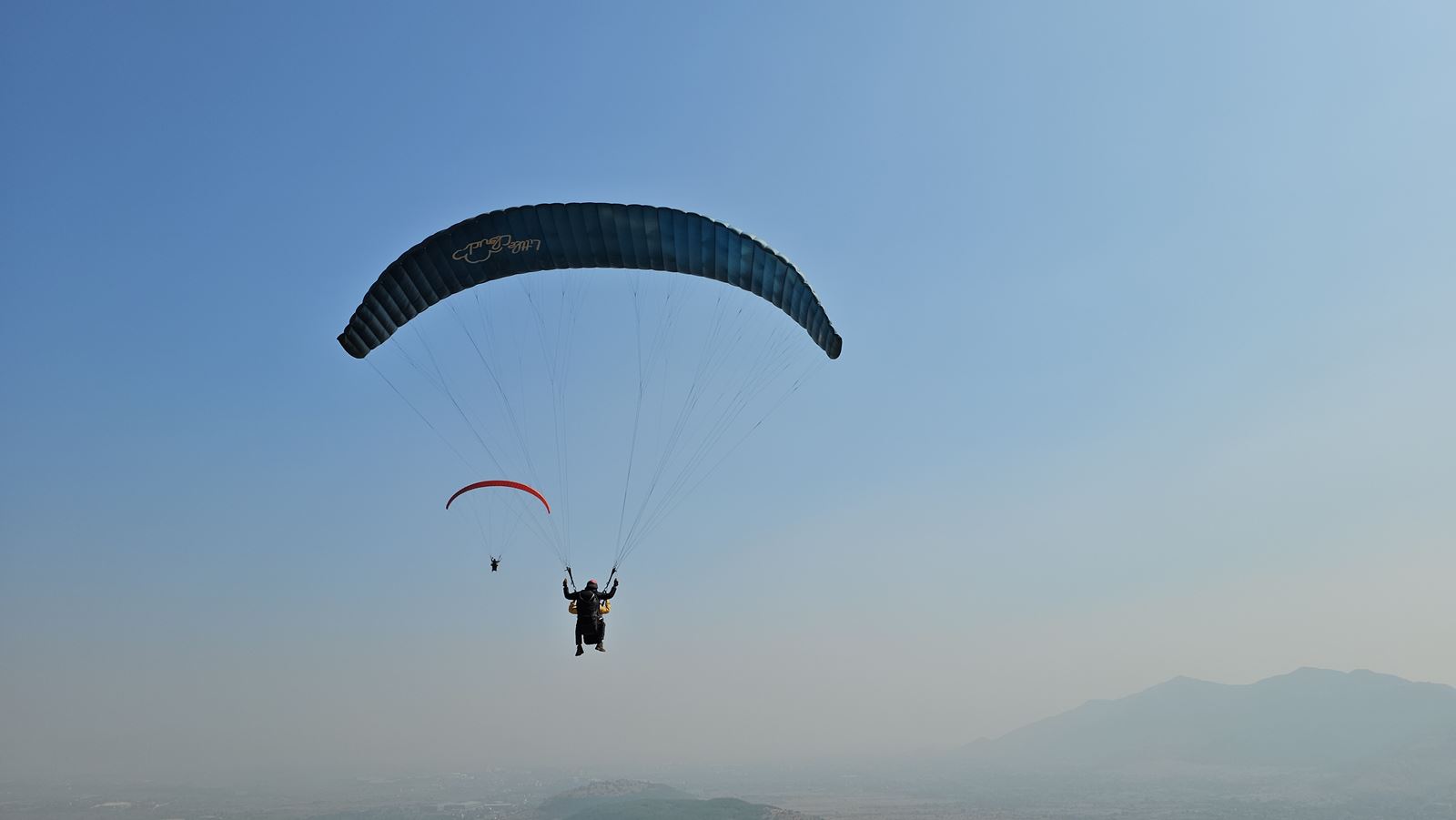 Paragliding and Camping